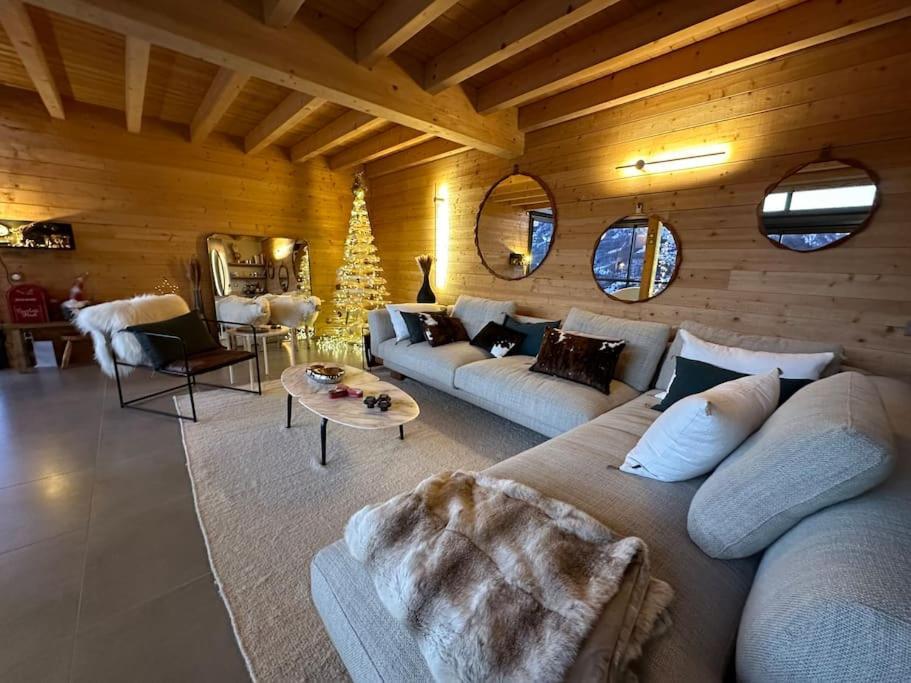 Chalet D'Architecte Avec Vue Panoramique Allos Eksteriør bilde