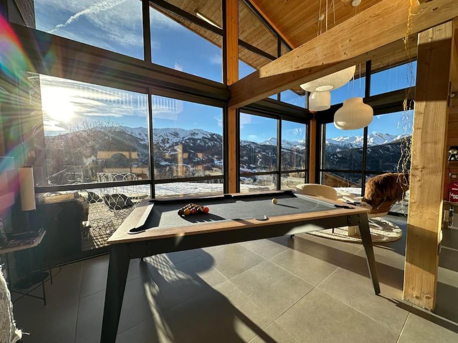 Chalet D'Architecte Avec Vue Panoramique Allos Eksteriør bilde