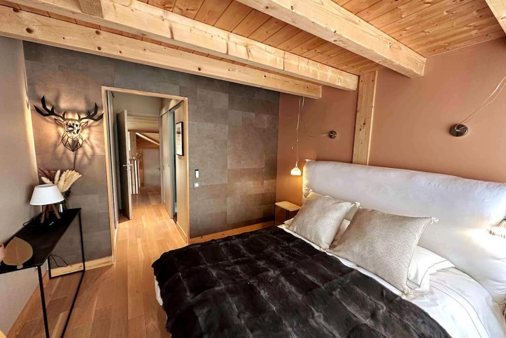 Chalet D'Architecte Avec Vue Panoramique Allos Eksteriør bilde