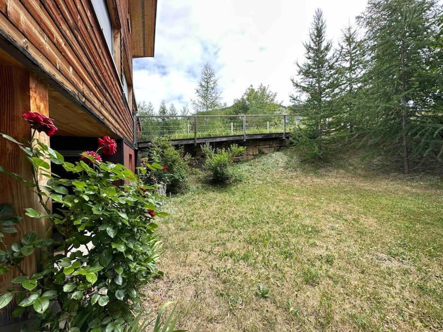 Chalet D'Architecte Avec Vue Panoramique Allos Eksteriør bilde