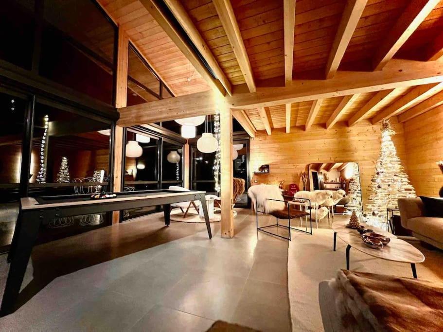 Chalet D'Architecte Avec Vue Panoramique Allos Eksteriør bilde
