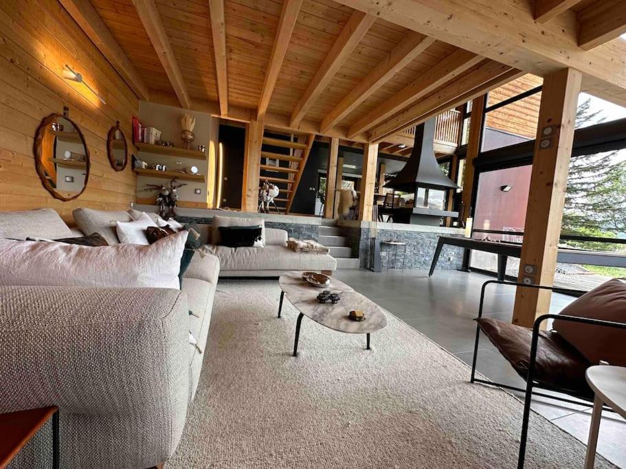 Chalet D'Architecte Avec Vue Panoramique Allos Eksteriør bilde