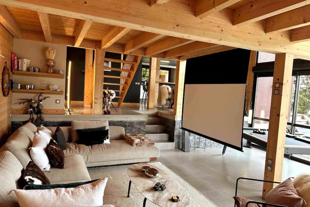 Chalet D'Architecte Avec Vue Panoramique Allos Eksteriør bilde